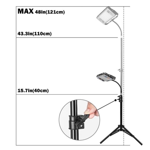 Standing Plant lamp - Picture 13 of 15